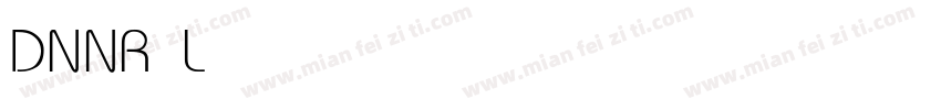 DNNR Light字体转换